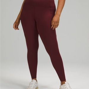Lululemon Fast and free 25” running leggings